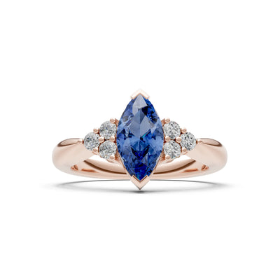 Antique Inspired Design Engagement Gold Ring