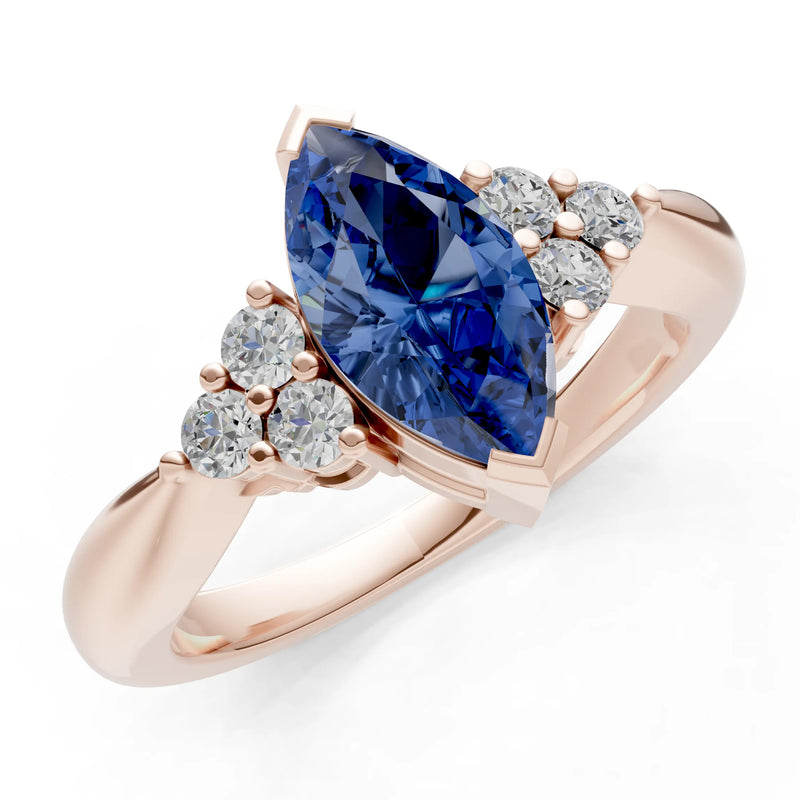 Antique Inspired Design Engagement Gold Ring