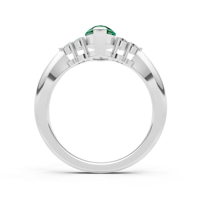 Antique Inspired Design Engagement Gold Ring