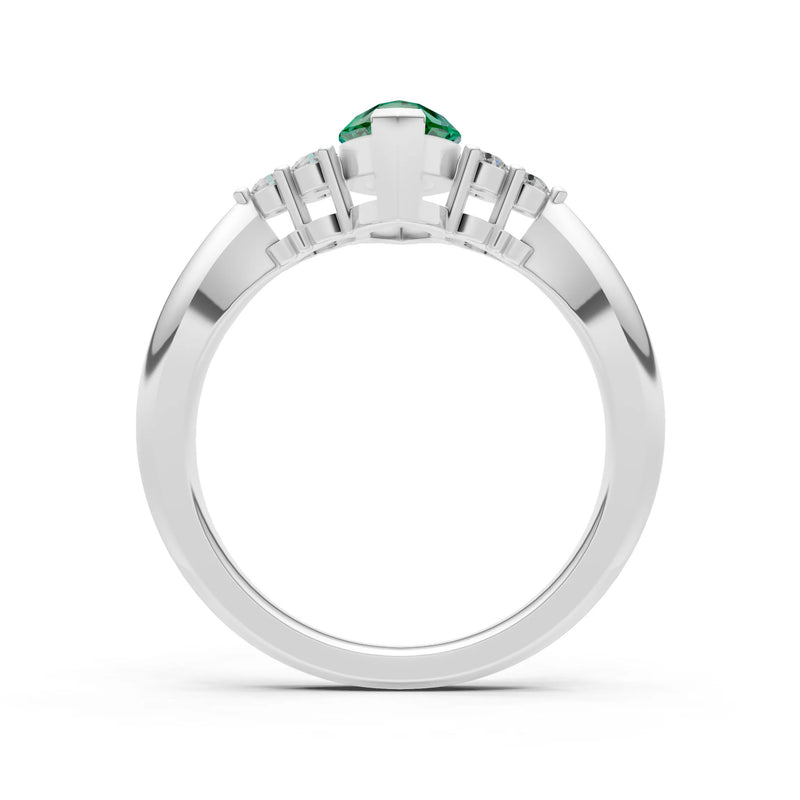 Antique Inspired Design Engagement Gold Ring