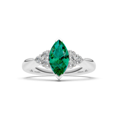 Antique Inspired Design Engagement Gold Ring