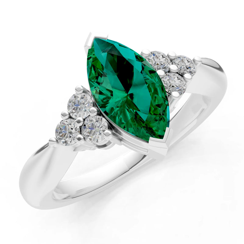 Antique Inspired Design Engagement Gold Ring