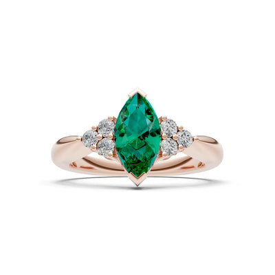 Antique Inspired Design Engagement Gold Ring