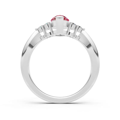 Antique Inspired Design Engagement Gold Ring