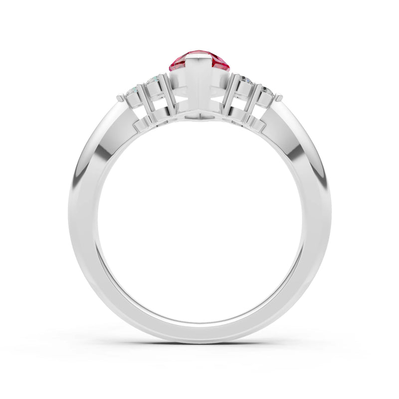 Antique Inspired Design Engagement Gold Ring