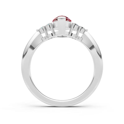 Antique Inspired Design Engagement Gold Ring