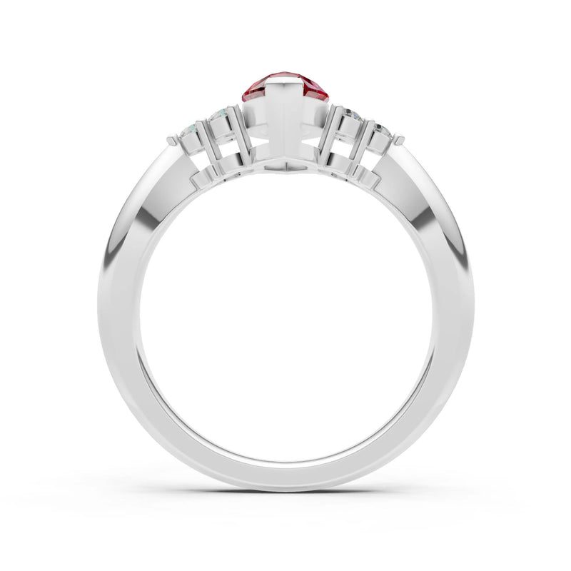 Antique Inspired Design Engagement Gold Ring