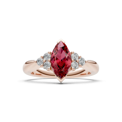 Antique Inspired Design Engagement Gold Ring