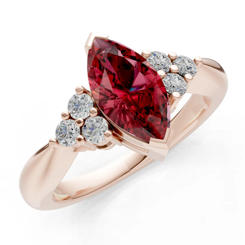 Antique Inspired Design Engagement Gold Ring
