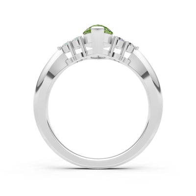 Antique Inspired Design Engagement Gold Ring