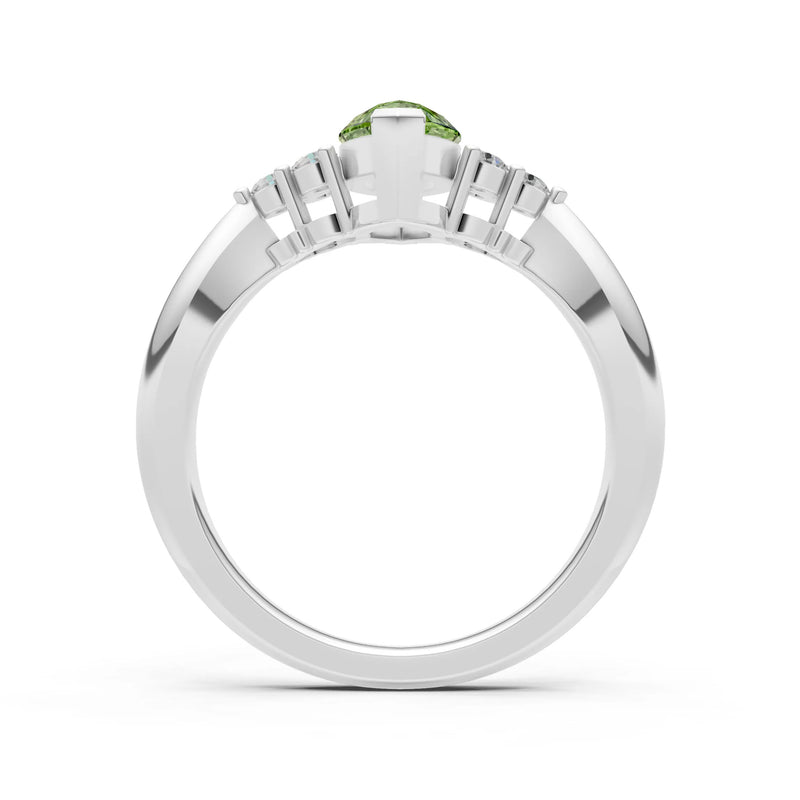 Antique Inspired Design Engagement Gold Ring