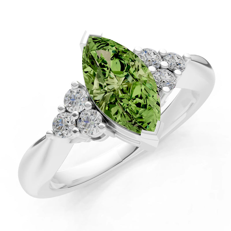 Antique Inspired Design Engagement Gold Ring