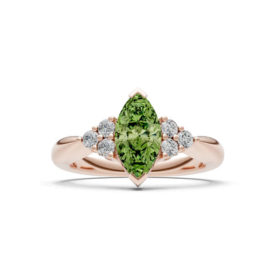 Antique Inspired Design Engagement Gold Ring