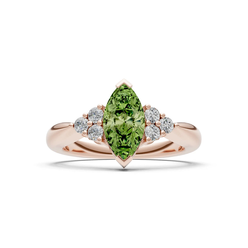 Antique Inspired Design Engagement Gold Ring