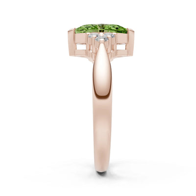 Antique Inspired Design Engagement Gold Ring