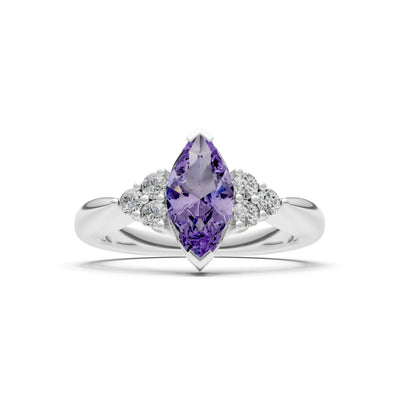 Antique Inspired Design Engagement Gold Ring