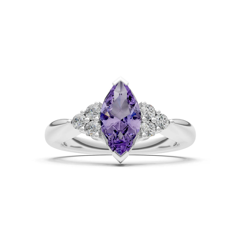 Antique Inspired Design Engagement Gold Ring