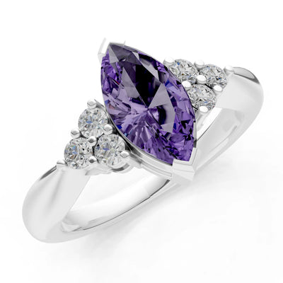 Antique Inspired Design Engagement Gold Ring
