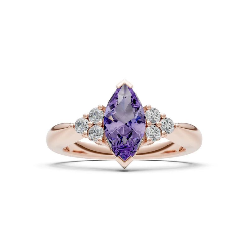 Antique Inspired Design Engagement Gold Ring