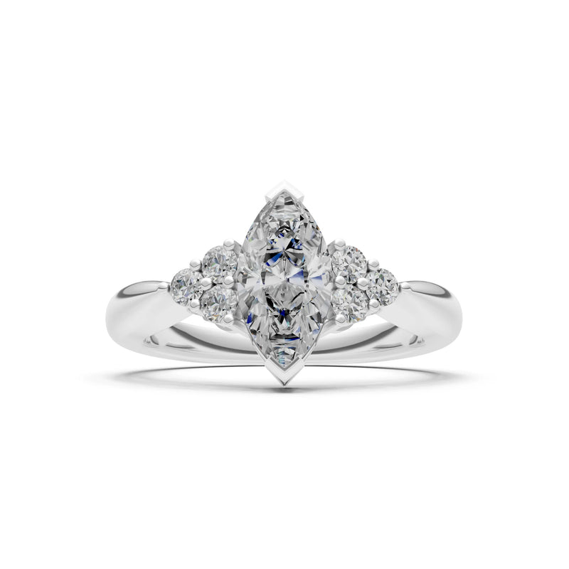 Antique Inspired Design Engagement Gold Ring