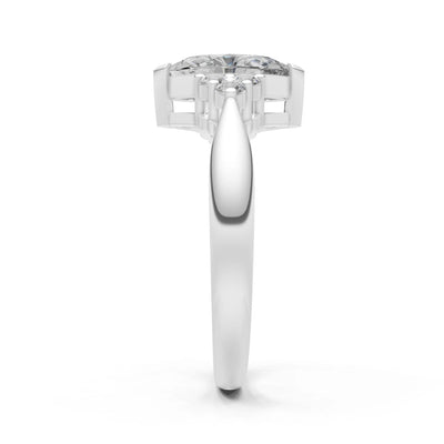 Antique Inspired Design Engagement Gold Ring