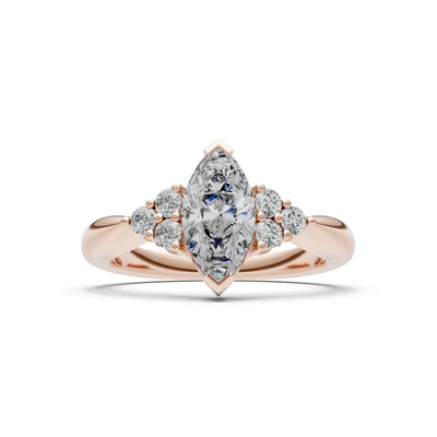 Antique Inspired Design Engagement Gold Ring
