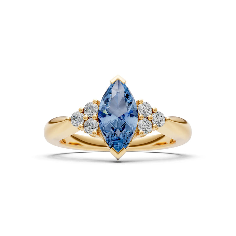 Antique Inspired Design Engagement Gold Ring
