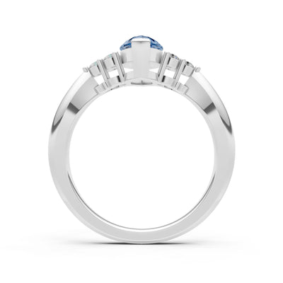 Antique Inspired Design Engagement Gold Ring