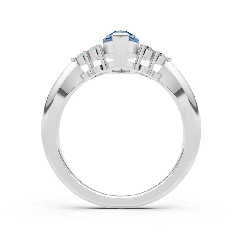 Antique Inspired Design Engagement Gold Ring