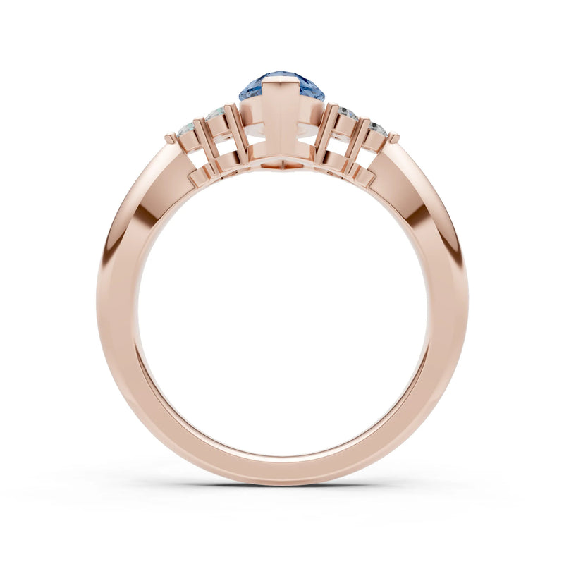 Antique Inspired Design Engagement Gold Ring