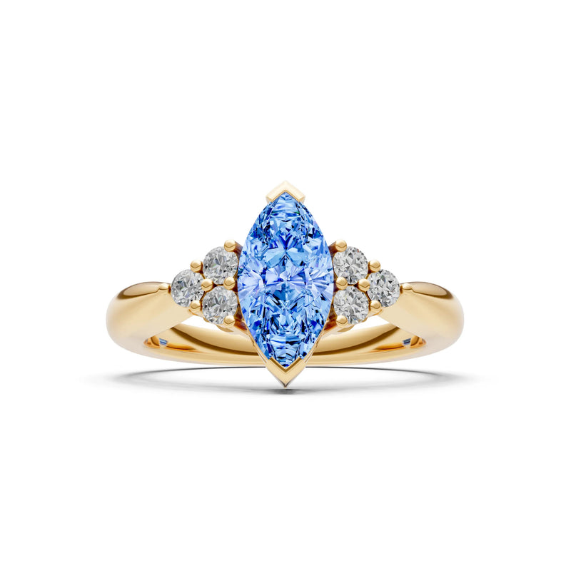 Antique Inspired Design Engagement Gold Ring