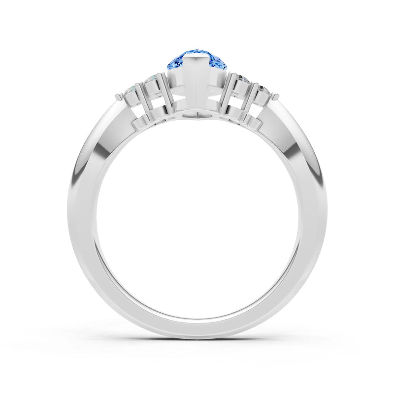 Antique Inspired Design Engagement Gold Ring