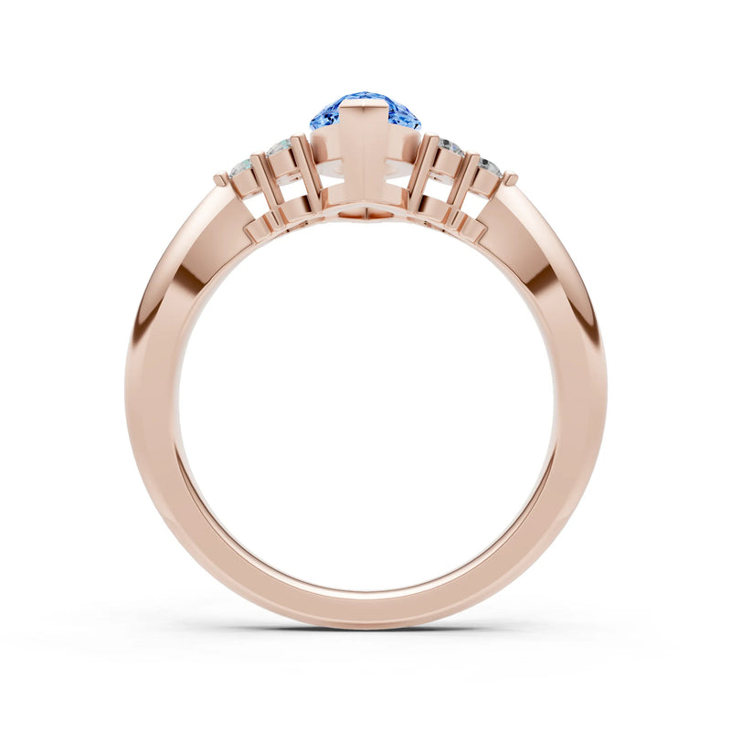 Antique Inspired Design Engagement Gold Ring