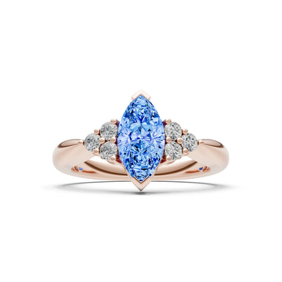 Antique Inspired Design Engagement Gold Ring