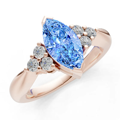 Antique Inspired Design Engagement Gold Ring