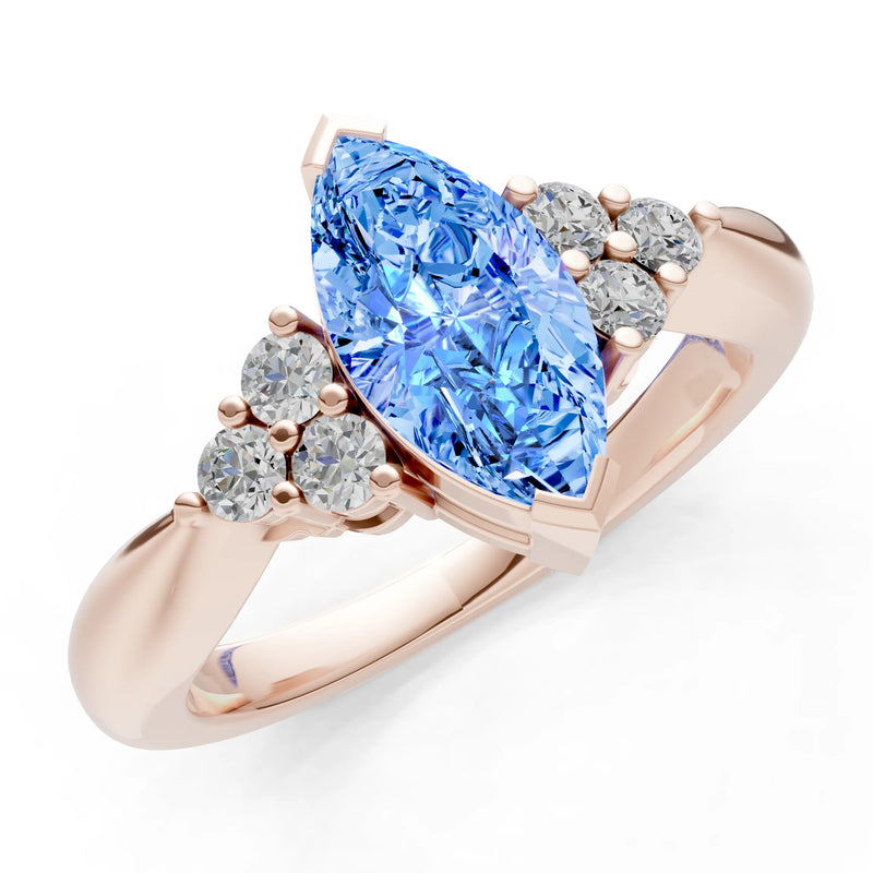 Antique Inspired Design Engagement Gold Ring