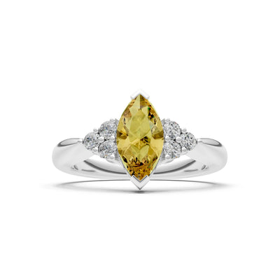 Antique Inspired Design Engagement Gold Ring