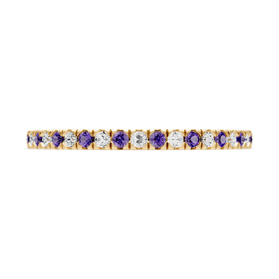 Thin Alternating Stone Stacking Band