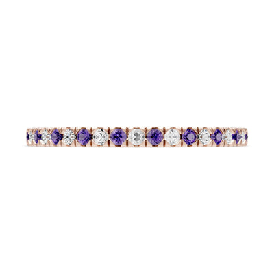 Thin Alternating Stone Stacking Band