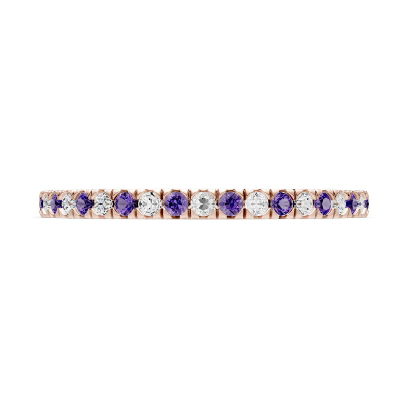 Thin Alternating Stone Stacking Band