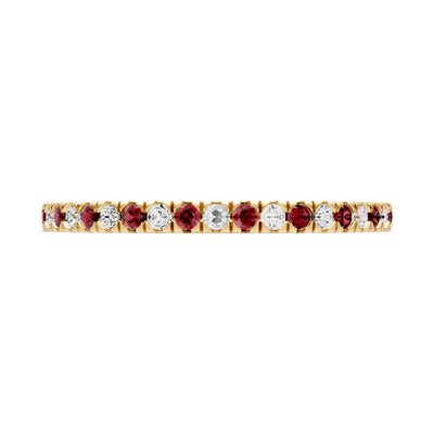 Thin Alternating Stone Stacking Band