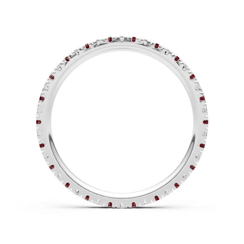 Thin Alternating Stone Stacking Band