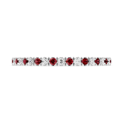 Thin Alternating Stone Stacking Band