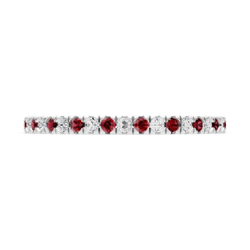 Thin Alternating Stone Stacking Band