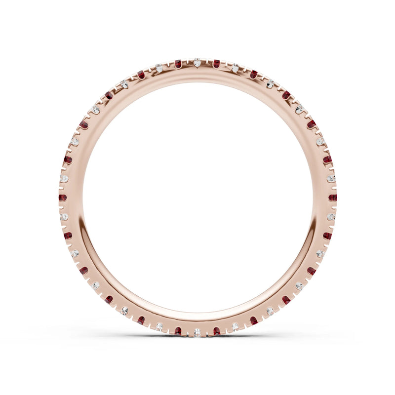 Thin Alternating Stone Stacking Band