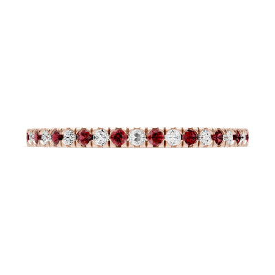 Thin Alternating Stone Stacking Band