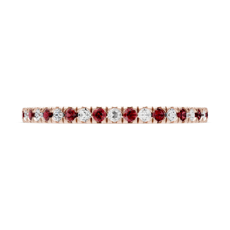 Thin Alternating Stone Stacking Band