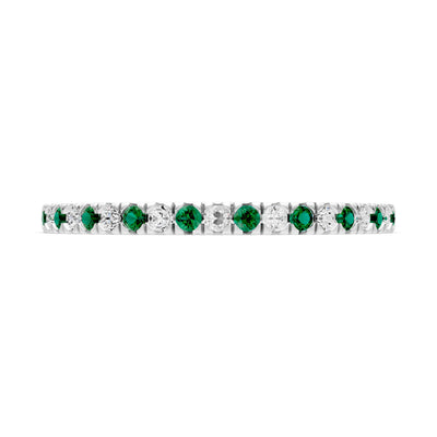 Thin Alternating Stone Stacking Band