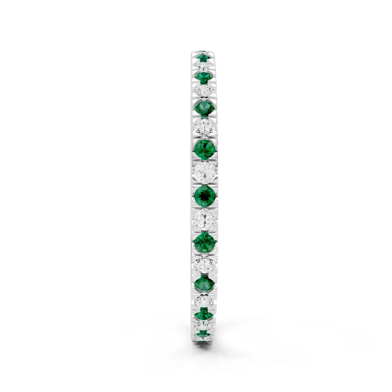 Thin Alternating Stone Stacking Band