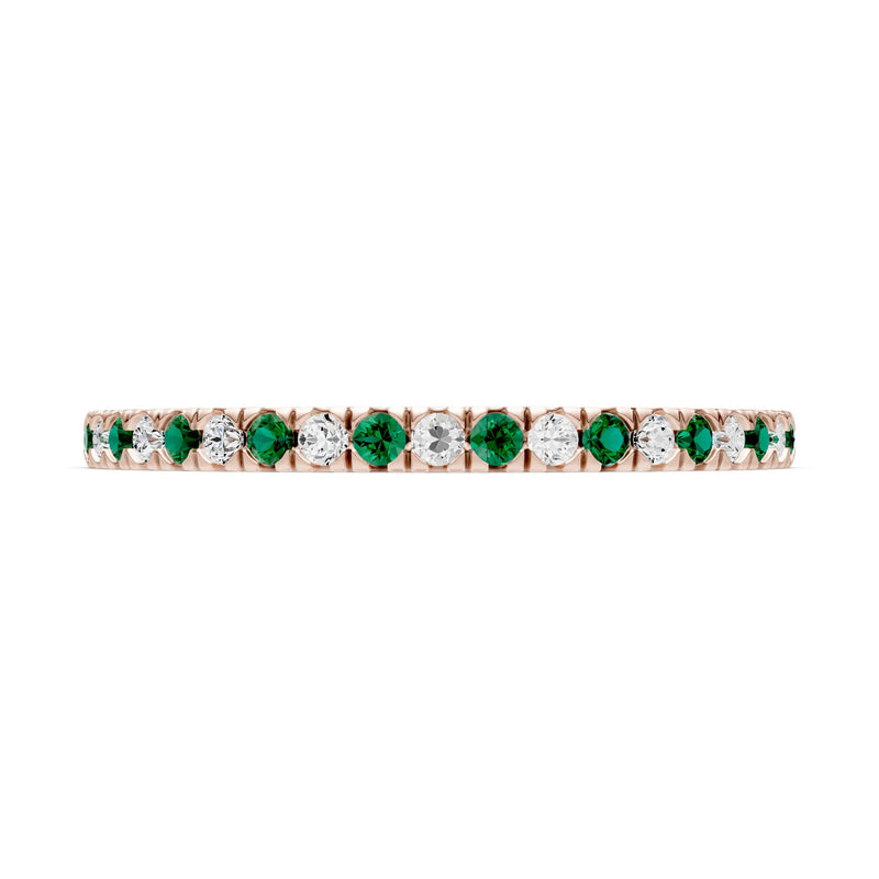 Thin Alternating Stone Stacking Band